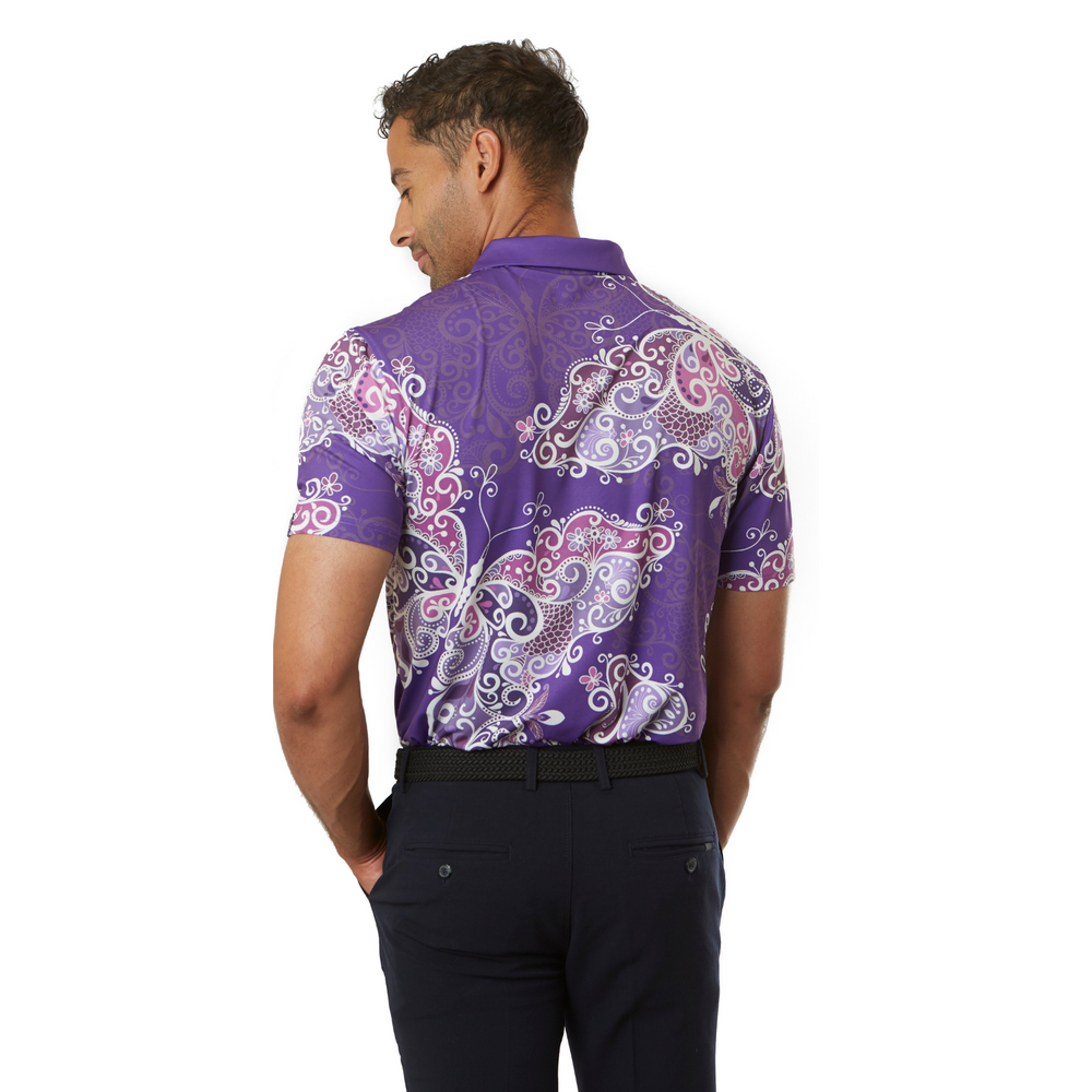 Multicolour Unique Golf Polo Shirt