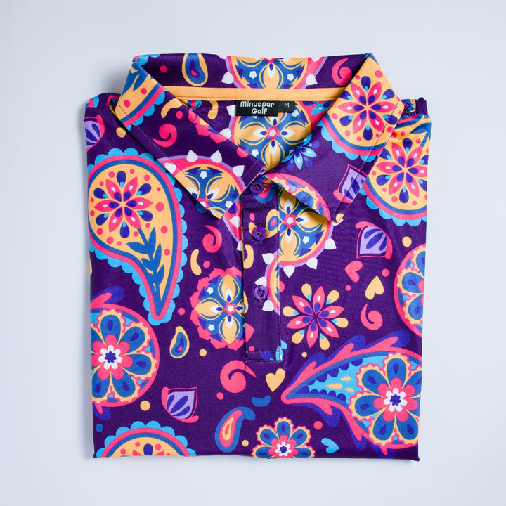Golf Polo Shirt- Happy