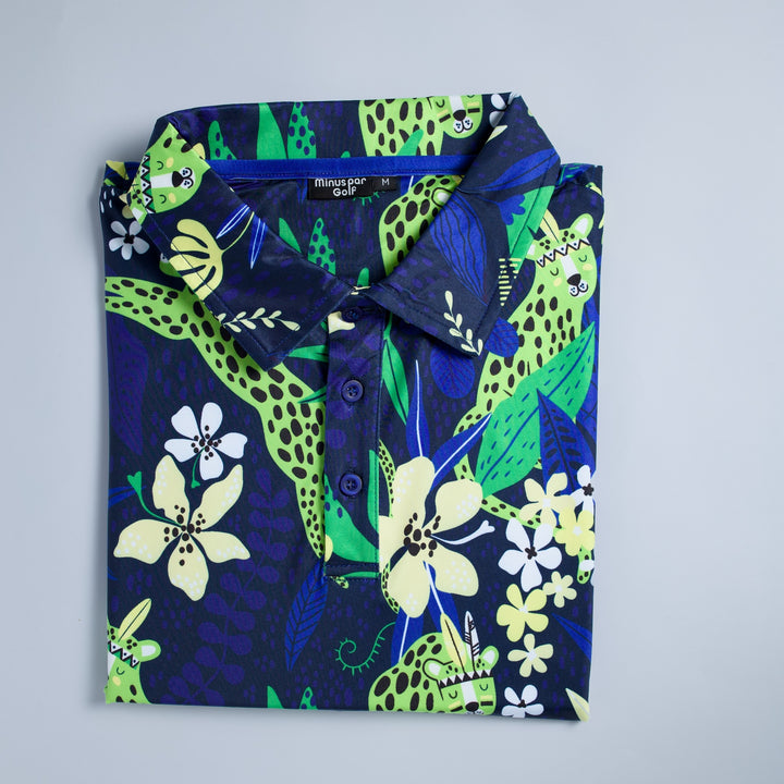 Golf Polo Shirt- Jungle