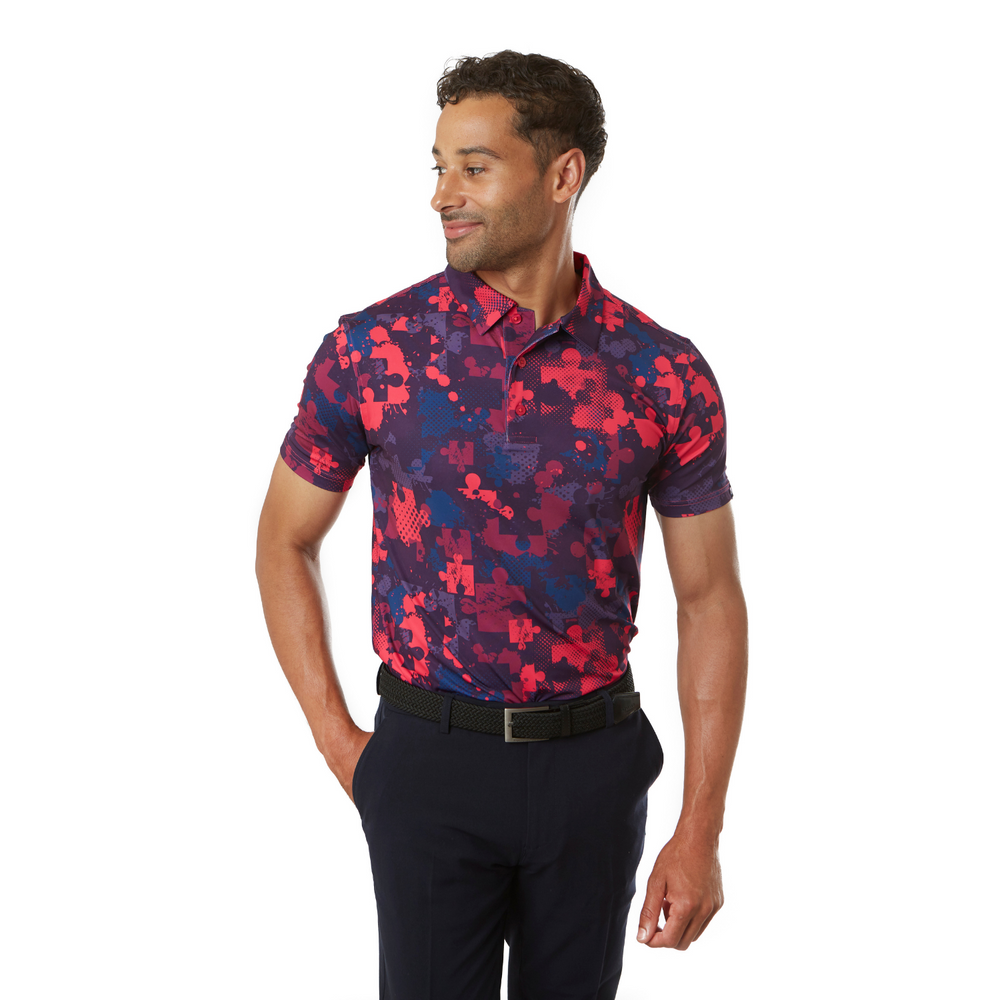 Standout unique multicolour Golf Polo Shirt