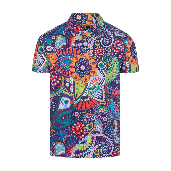 Standout Unique Multicolour Golf Polo Shirt